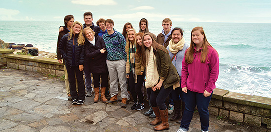 Alumnos de North Caroline, EEUU en Mar del Plata